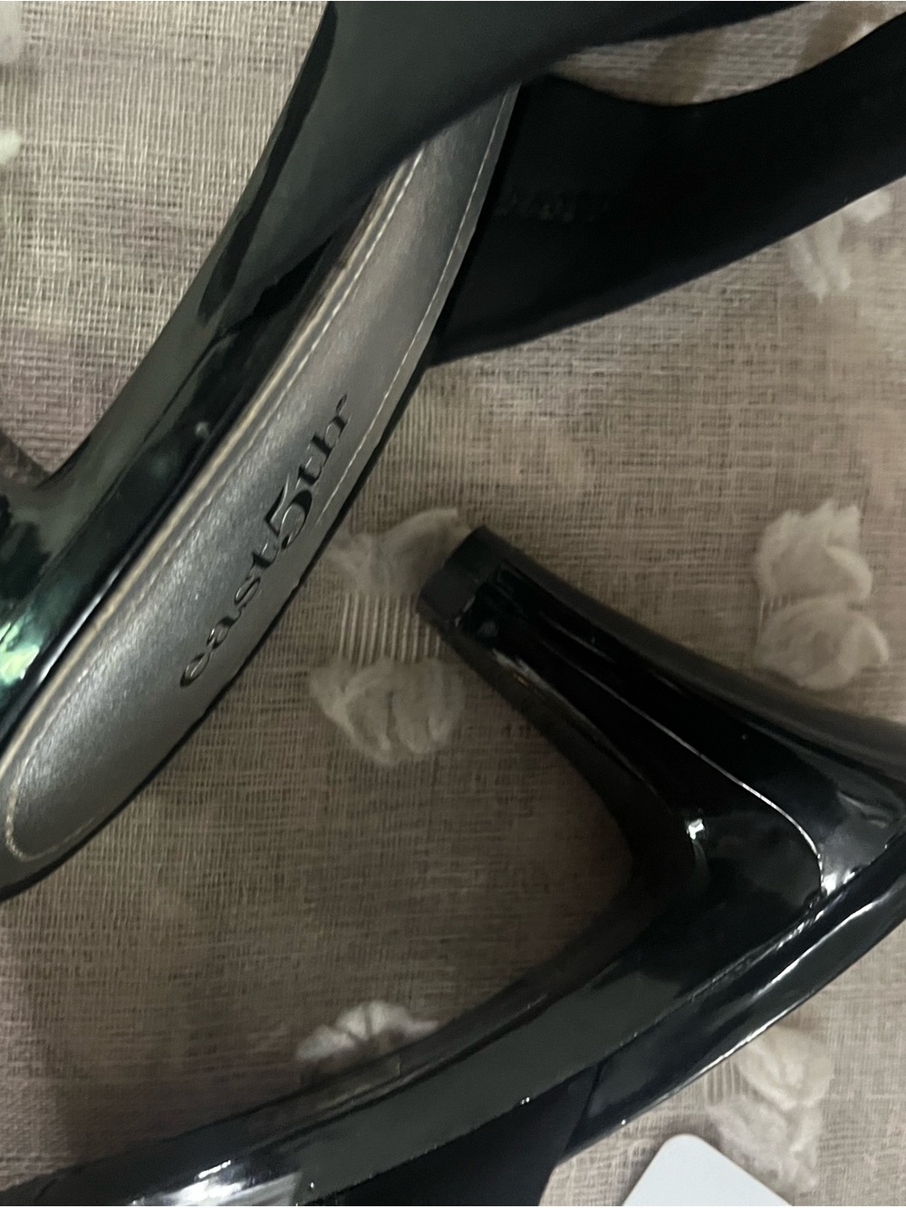 East 5th Black Strappy Slip-On Mules size 7/12 - Picture 4 of 7